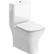 Signature Aztec Close Coupled Toilet with Push Button Cistern Soft Close Seat