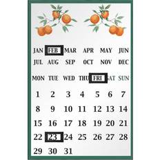 Premier Housewares Orange Grove Magnetic Calendar