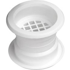 Airroxy White Mini Circle Collar Vent Grille Hole Covers