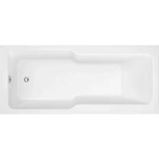 Signature Ocala Rectangular Single Ended Bath 1700mm 750mm - Tap Hole