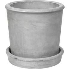 Broste Copenhagen Rolf flower pot gray Ø37cm