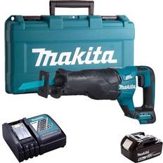 Makita Battery Reciprocating Saws Makita DJR187Z 18V Brushless Reciprocating Saw with 1 x 5.0Ah Battery & Charger in Case:18V