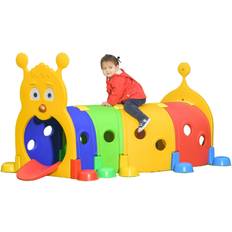 Qaba Indoor & Outdoor Caterpillar Kids Tunnel Crawling