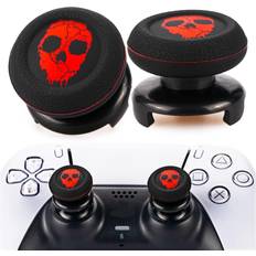 Playrealm FPS Thumbstick Extender & Printing Rubber Silicone Grip Cover 2 Sets