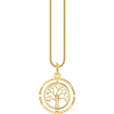 Thomas Sabo Tree of Love Necklace - Gold/Transparent