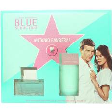 Women Gift Boxes Antonio Banderas Blue Seduction for Women Gift Set EdT 50ml + Body Lotion 100ml