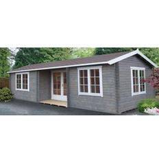 Grey Large Cabins Shire Elveden Toughened (Building Area )