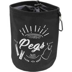 JVL Large Peg Bag With 144 Prism Soft Touch Leaf Design Pegs