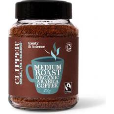 Clipper Fairtrade Organic Instant Medium Roast Arabica Coffee