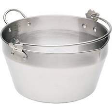 Silver Other Pots Steel Jam Pan with with lid