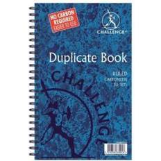 Challenge Duplicate Book Carbonless Wirebound Ruled