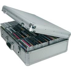 CD & Vinyl Storage Citronic Aluminium CD Flight Case