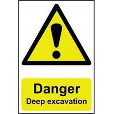 Scan Danger Deep Excavation PVC 400 x 600mm