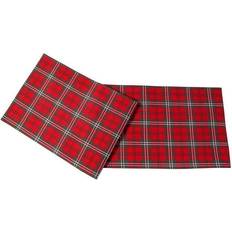 Red Place Mats Homescapes Cotton Christmas Prince Edward Tartan Place Mat Red