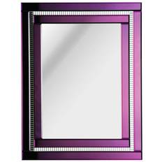 Purple Wall Mirrors Premier Housewares Purple Deco Mirror Wall Mirror