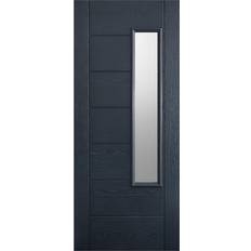 LPD Newbury GRP GRPNEWGRE32 External Door Frosted Glass (81.3x203.2cm)