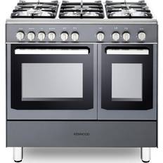 90cm - Silver Gas Cookers Kenwood CK407GSL 90 Range Grey, Silver