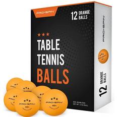 Three Stars Table Tennis Balls Pro Spin Table Tennis Balls 12-pack