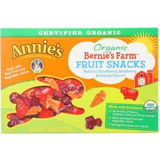 Annie's Homegrown Organic Bernie's Farm Fruit Snacks Natural Strawberry Raspberry