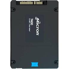 Micron 7400 MAX 3.2TB 2.5" U.3 PCIe Gen 4 NVMe 1.4 Internal Solid-State Drive, 3D-NAND (MTFDKCB3T2TFC-1AZ1ZABYY) Black