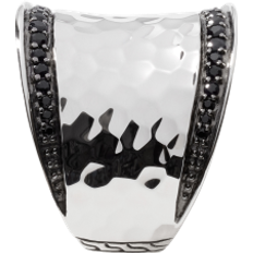 John Hardy Palu Saddle Ring - Silver/Sapphire