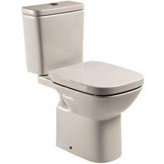 Roca Debba Close Coupled Toilet with Push Button Cistern Soft Close Seat