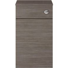 Wall Mounted Water Toilets Nuie Athena Brown Grey Avola 500mm Toilet Unit MOD542 Brown Grey Avola