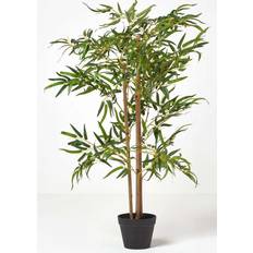 Homescapes Tall Artificial Bamboo Tree Pot Artificial Plant
