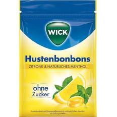 Wick Hustenbonbons Zitrone & Natürliches Menthol 72 g.