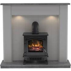 Grey Wood Stoves Be Modern Eastcote Grey Stove Suite