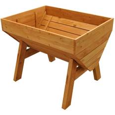 Selections Veg-Trough Medium Wooden Raised Vegetable Bed