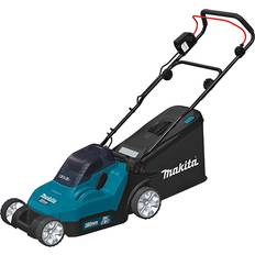 With Collection Box - With Mulching Battery Powered Mowers Makita DLM382Z Solo Battery Powered Mower
