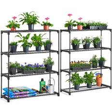 Christow 4 Tier Greenhouse Staging Double Pack