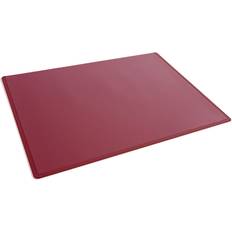 Red Desk Mats Durable skriveunderlag med transparent dækflade PP 53x40cm rød