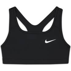 Nike Girls Bralettes Nike Kid's Swoosh Sports Bra - Black/White (DA1030-010)