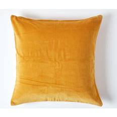 Homescapes Mustard Cushion Cover Yellow