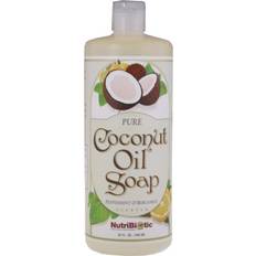 Nutribiotic Pure Coconut Oil Soap, Peppermint Bergamot, Fluid