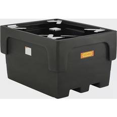 Cemo PE sump tray for IBC/CTC tank containers, for 1 x IBC/CTC, with PE cross brace