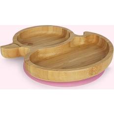 eco rascals Duck Shaped Bamboo Plate-Pink (2021)