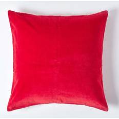 Homescapes 40 Cushion Cover Complete Decoration Pillows Red