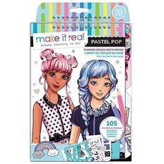 Make It Real Fashion Design Sketchbook Pastel Pop