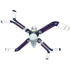 Ultimate Hockey Fans Columbus Blue Split Stick Team Ceiling