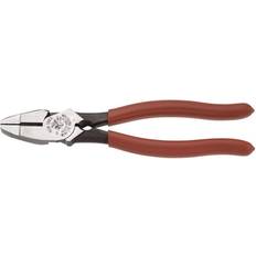 Klein Tools 9 Lineman's Bolt-Thread Holding Heavy Duty High Leverage Side Pliers Cutting Plier