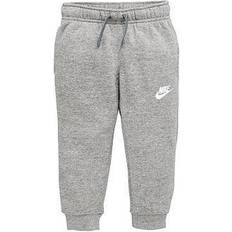 Nike Kid's Club Fleece Rib Cuff Pants - Carbon Heather