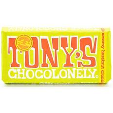 Tony's Chocolonely 2 Ethical Bars Milk Creamy Hazelnut Crunch