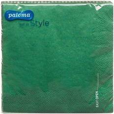 Essential Paloma 3 Ply Napkins, 33cm, Pine Green