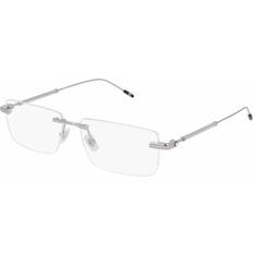 Montblanc MB 0112O 001, including lenses, RECTANGLE Glasses, MALE