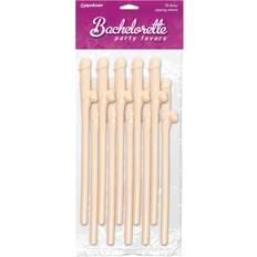 Pipedream Bachelorette Party Favors 10 Pecker Straws Flesh