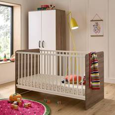 CuddleCo 2 Piece Nursery Set with Cot Bed & Dresser Enzo