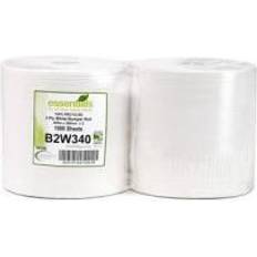 ValueX Bumper Cleaning Roll 2 Ply Recycled 400m White Pack 2 71198CP